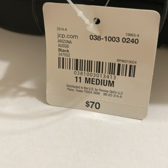 (New) Arizona Aussie Black Strap Platform platform Sandals - Picture 6 of 9